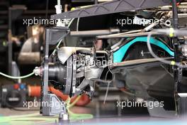 Mercedes AMG F1 W12 brake detail. 01.07.2021. Formula 1 World Championship, Rd 9, Austrian Grand Prix, Spielberg, Austria, Preparation Day.