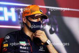 Max Verstappen (NLD) Red Bull Racing in the FIA Press Conference. 01.07.2021. Formula 1 World Championship, Rd 9, Austrian Grand Prix, Spielberg, Austria, Preparation Day.