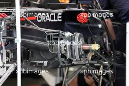 Red Bull Racing RB16B brake detail. 01.07.2021. Formula 1 World Championship, Rd 9, Austrian Grand Prix, Spielberg, Austria, Preparation Day.