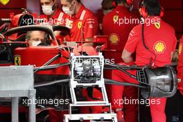 Ferrari SF-21 front suspension detail. 01.07.2021. Formula 1 World Championship, Rd 9, Austrian Grand Prix, Spielberg, Austria, Preparation Day.