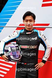 Guanyu Zhou (CHN) Alpine F1 Team Test Driver - with his helmet. 01.07.2021. Formula 1 World Championship, Rd 9, Austrian Grand Prix, Spielberg, Austria, Preparation Day.