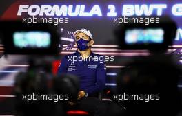 Nicholas Latifi (CDN) Williams Racing in the FIA Press Conference. 01.07.2021. Formula 1 World Championship, Rd 9, Austrian Grand Prix, Spielberg, Austria, Preparation Day.