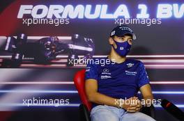 George Russell (GBR) Williams Racing in the FIA Press Conference. 01.07.2021. Formula 1 World Championship, Rd 9, Austrian Grand Prix, Spielberg, Austria, Preparation Day.