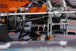 McLaren MCL35M floor detail. 01.07.2021. Formula 1 World Championship, Rd 9, Austrian Grand Prix, Spielberg, Austria, Preparation Day.