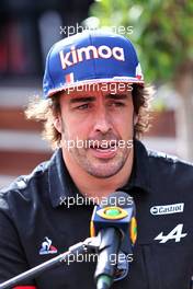 Fernando Alonso (ESP) Alpine F1 Team. 01.07.2021. Formula 1 World Championship, Rd 9, Austrian Grand Prix, Spielberg, Austria, Preparation Day.