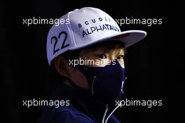 Yuki Tsunoda (JPN) AlphaTauri in the FIA Press Conference. 01.07.2021. Formula 1 World Championship, Rd 9, Austrian Grand Prix, Spielberg, Austria, Preparation Day.