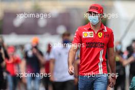 Carlos Sainz Jr (ESP) Ferrari. 04.06.2021. Formula 1 World Championship, Rd 6, Azerbaijan Grand Prix, Baku Street Circuit, Azerbaijan, Practice Day.