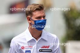 Mick Schumacher (GER) Haas F1 Team. 04.06.2021. Formula 1 World Championship, Rd 6, Azerbaijan Grand Prix, Baku Street Circuit, Azerbaijan, Practice Day.