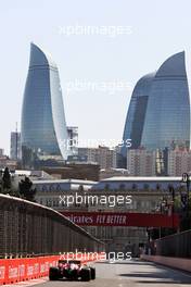 Charles Leclerc (MON) Ferrari SF-21. 04.06.2021. Formula 1 World Championship, Rd 6, Azerbaijan Grand Prix, Baku Street Circuit, Azerbaijan, Practice Day.
