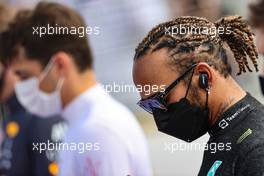 Lewis Hamilton (GBR) Mercedes AMG F1 on the grid. 06.06.2021. Formula 1 World Championship, Rd 6, Azerbaijan Grand Prix, Baku Street Circuit, Azerbaijan, Race Day.