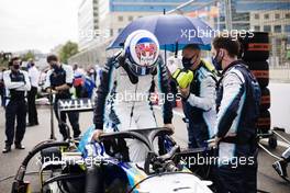 Nicholas Latifi (CDN) Williams Racing FW43B on the grid. 06.06.2021. Formula 1 World Championship, Rd 6, Azerbaijan Grand Prix, Baku Street Circuit, Azerbaijan, Race Day.
