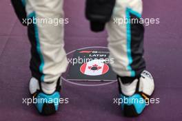 Nicholas Latifi (CDN) Williams Racing on the grid. 06.06.2021. Formula 1 World Championship, Rd 6, Azerbaijan Grand Prix, Baku Street Circuit, Azerbaijan, Race Day.
