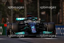 Lewis Hamilton (GBR) Mercedes AMG F1 W12. 06.06.2021. Formula 1 World Championship, Rd 6, Azerbaijan Grand Prix, Baku Street Circuit, Azerbaijan, Race Day.