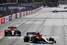 Lando Norris (GBR) McLaren MCL35M. 06.06.2021. Formula 1 World Championship, Rd 6, Azerbaijan Grand Prix, Baku Street Circuit, Azerbaijan, Race Day.