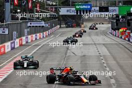 Sergio Perez (MEX) Red Bull Racing RB16B. 06.06.2021. Formula 1 World Championship, Rd 6, Azerbaijan Grand Prix, Baku Street Circuit, Azerbaijan, Race Day.
