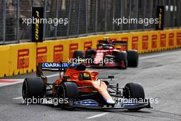 Lando Norris (GBR) McLaren MCL35M. 06.06.2021. Formula 1 World Championship, Rd 6, Azerbaijan Grand Prix, Baku Street Circuit, Azerbaijan, Race Day.