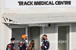 Max Verstappen (NLD) Red Bull Racing at the Medical Centre after he retired from the race. 06.06.2021. Formula 1 World Championship, Rd 6, Azerbaijan Grand Prix, Baku Street Circuit, Azerbaijan, Race Day.
