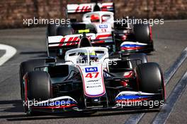 Mick Schumacher (GER) Haas VF-21. 06.06.2021. Formula 1 World Championship, Rd 6, Azerbaijan Grand Prix, Baku Street Circuit, Azerbaijan, Race Day.