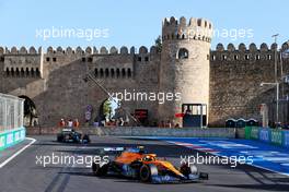 Lando Norris (GBR) McLaren MCL35M. 05.06.2021. Formula 1 World Championship, Rd 6, Azerbaijan Grand Prix, Baku Street Circuit, Azerbaijan, Qualifying Day.