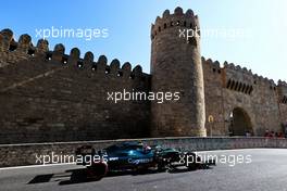 Sebastian Vettel (GER) Aston Martin F1 Team AMR21. 05.06.2021. Formula 1 World Championship, Rd 6, Azerbaijan Grand Prix, Baku Street Circuit, Azerbaijan, Qualifying Day.