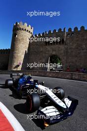 Nicholas Latifi (CDN) Williams Racing FW43B. 05.06.2021. Formula 1 World Championship, Rd 6, Azerbaijan Grand Prix, Baku Street Circuit, Azerbaijan, Qualifying Day.