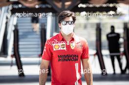 Carlos Sainz Jr (ESP) Ferrari. 05.06.2021. Formula 1 World Championship, Rd 6, Azerbaijan Grand Prix, Baku Street Circuit, Azerbaijan, Qualifying Day.