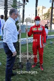 (L to R): Arif Rahimov (AZE) Executive Director of Baku City Circuit with Arif Rahimov (AZE) Executive Director of Baku City Circuit at a tree planting ceremony for the Grand Prix Think Green Initiative. 05.06.2021. Formula 1 World Championship, Rd 6, Azerbaijan Grand Prix, Baku Street Circuit, Azerbaijan, Qualifying Day.