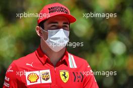 Charles Leclerc (MON) Ferrari. 03.06.2021. Formula 1 World Championship, Rd 6, Azerbaijan Grand Prix, Baku Street Circuit, Azerbaijan, Preparation Day.