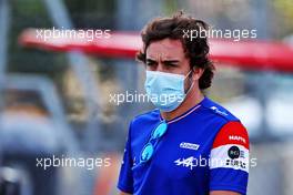 Fernando Alonso (ESP) Alpine F1 Team. 03.06.2021. Formula 1 World Championship, Rd 6, Azerbaijan Grand Prix, Baku Street Circuit, Azerbaijan, Preparation Day.