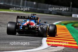 Fernando Alonso (ESP) Alpine F1 Team A521. 27.08.2021. Formula 1 World Championship, Rd 12, Belgian Grand Prix, Spa Francorchamps, Belgium, Practice Day.