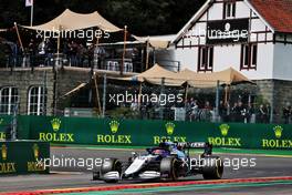 George Russell (GBR) Williams Racing FW43B. 27.08.2021. Formula 1 World Championship, Rd 12, Belgian Grand Prix, Spa Francorchamps, Belgium, Practice Day.