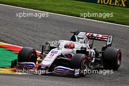 Nikita Mazepin (RUS) Haas F1 Team VF-21. 27.08.2021. Formula 1 World Championship, Rd 12, Belgian Grand Prix, Spa Francorchamps, Belgium, Practice Day.