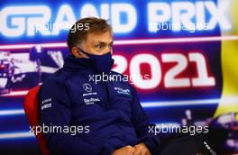 Jost Capito (GER) Williams Racing Chief Executive Officer in the FIA Press Conference. 27.08.2021. Formula 1 World Championship, Rd 12, Belgian Grand Prix, Spa Francorchamps, Belgium, Practice Day.
