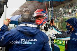 George Russell (GBR) Williams Racing on the grid. 29.08.2021. Formula 1 World Championship, Rd 12, Belgian Grand Prix, Spa Francorchamps, Belgium, Race Day.