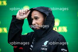 Lewis Hamilton (GBR) Mercedes AMG F1 in parc ferme. 29.08.2021. Formula 1 World Championship, Rd 12, Belgian Grand Prix, Spa Francorchamps, Belgium, Race Day.