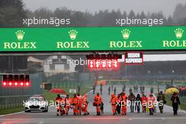 Circuit atmosphere - marshals head home after the race is ended. 29.08.2021. Formula 1 World Championship, Rd 12, Belgian Grand Prix, Spa Francorchamps, Belgium, Race Day.