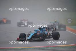 Fernando Alonso (ESP) Alpine F1 Team A521.  29.08.2021. Formula 1 World Championship, Rd 12, Belgian Grand Prix, Spa Francorchamps, Belgium, Race Day.