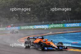 Daniel Ricciardo (AUS) McLaren MCL35M. 29.08.2021. Formula 1 World Championship, Rd 12, Belgian Grand Prix, Spa Francorchamps, Belgium, Race Day.