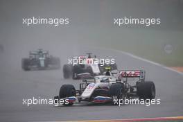 Mick Schumacher (GER) Haas VF-21.  29.08.2021. Formula 1 World Championship, Rd 12, Belgian Grand Prix, Spa Francorchamps, Belgium, Race Day.