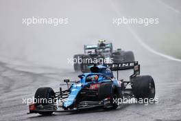 Fernando Alonso (ESP) Alpine F1 Team A521. 29.08.2021. Formula 1 World Championship, Rd 12, Belgian Grand Prix, Spa Francorchamps, Belgium, Race Day.