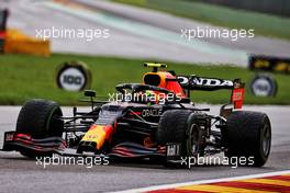 Sergio Perez (MEX) Red Bull Racing RB16B. 28.08.2021. Formula 1 World Championship, Rd 12, Belgian Grand Prix, Spa Francorchamps, Belgium, Qualifying Day.