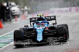 Esteban Ocon (FRA) Alpine F1 Team A521. 28.08.2021. Formula 1 World Championship, Rd 12, Belgian Grand Prix, Spa Francorchamps, Belgium, Qualifying Day.