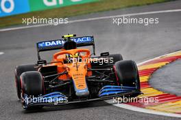Lando Norris (GBR) McLaren MCL35M. 28.08.2021. Formula 1 World Championship, Rd 12, Belgian Grand Prix, Spa Francorchamps, Belgium, Qualifying Day.