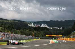 Nikita Mazepin (RUS) Haas F1 Team VF-21. 28.08.2021. Formula 1 World Championship, Rd 12, Belgian Grand Prix, Spa Francorchamps, Belgium, Qualifying Day.