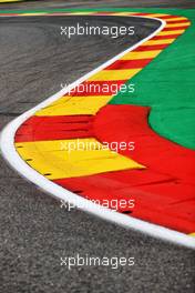 Circuit atmosphere - kerb detail. 26.08.2021. Formula 1 World Championship, Rd 12, Belgian Grand Prix, Spa Francorchamps, Belgium, Preparation Day.