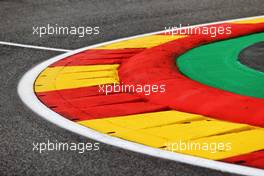 Circuit atmosphere - kerb detail. 26.08.2021. Formula 1 World Championship, Rd 12, Belgian Grand Prix, Spa Francorchamps, Belgium, Preparation Day.
