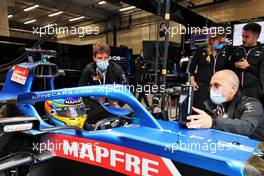 Fernando Alonso (ESP) Alpine F1 Team - Bell helmet camera. 26.08.2021. Formula 1 World Championship, Rd 12, Belgian Grand Prix, Spa Francorchamps, Belgium, Preparation Day.