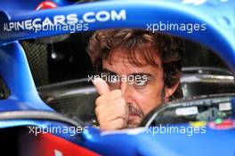 Fernando Alonso (ESP) Alpine F1 Team A521. 26.08.2021. Formula 1 World Championship, Rd 12, Belgian Grand Prix, Spa Francorchamps, Belgium, Preparation Day.