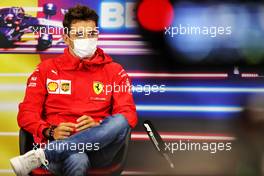 Charles Leclerc (MON) Ferrari in the FIA Press Conference. 26.08.2021. Formula 1 World Championship, Rd 12, Belgian Grand Prix, Spa Francorchamps, Belgium, Preparation Day.
