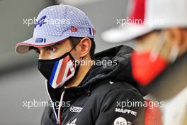 Esteban Ocon (FRA) Alpine F1 Team in the FIA Press Conference. 26.08.2021. Formula 1 World Championship, Rd 12, Belgian Grand Prix, Spa Francorchamps, Belgium, Preparation Day.